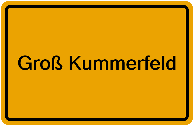 Handelsregisterauszug Groß Kummerfeld